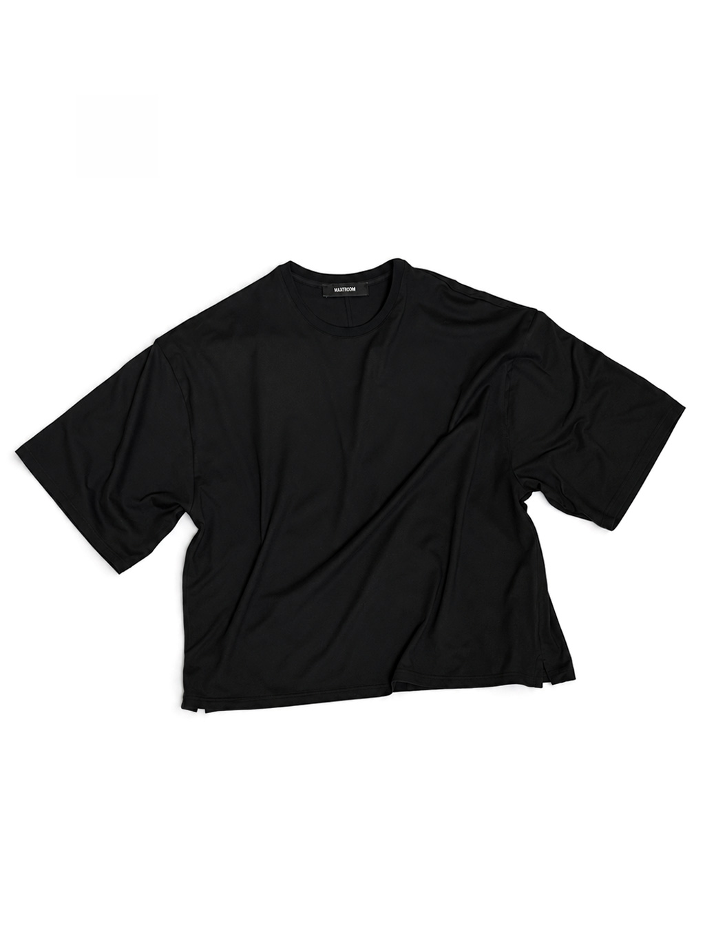 Edo - T-shirt nera in jersey